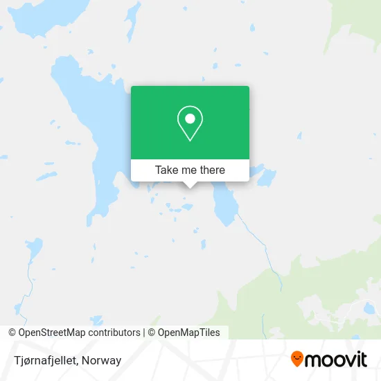 Tjørnafjellet map