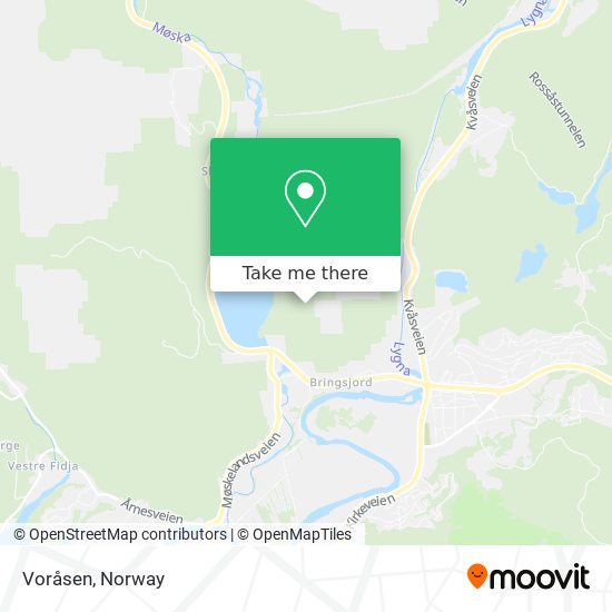 Voråsen map