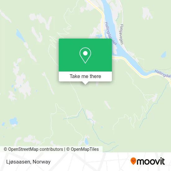 Ljøsaasen map
