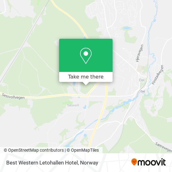 Best Western Letohallen Hotel map