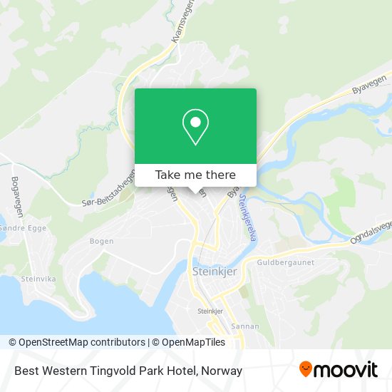 Best Western Tingvold Park Hotel map