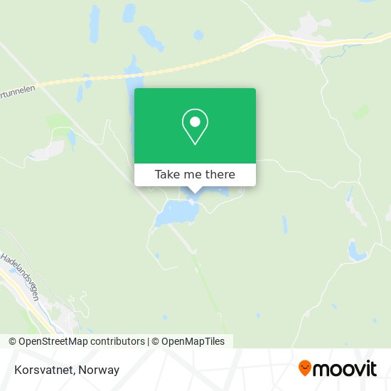 Korsvatnet map