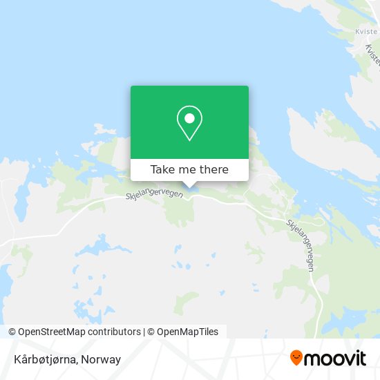 Kårbøtjørna map