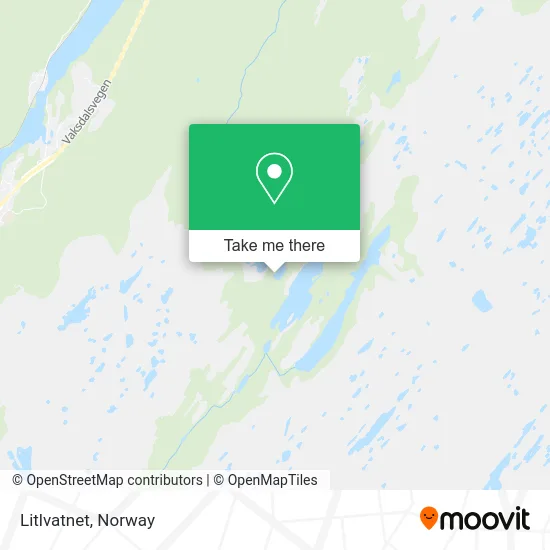 Litlvatnet map