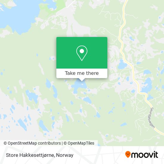 Store Hakkesettjørne map