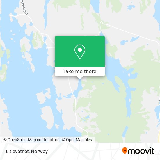 Litlevatnet map