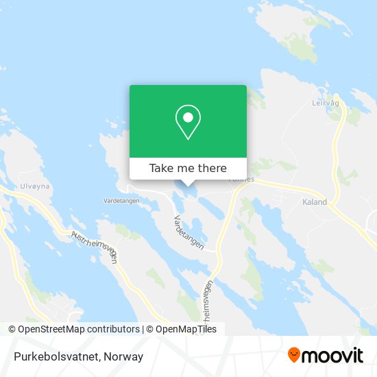 Purkebolsvatnet map