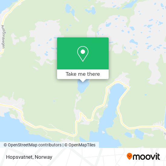 Hopsvatnet map