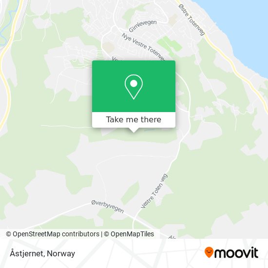 Åstjernet map