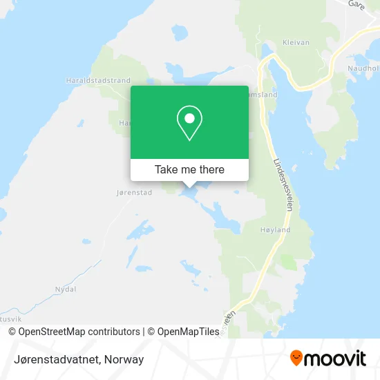 Jørenstadvatnet map