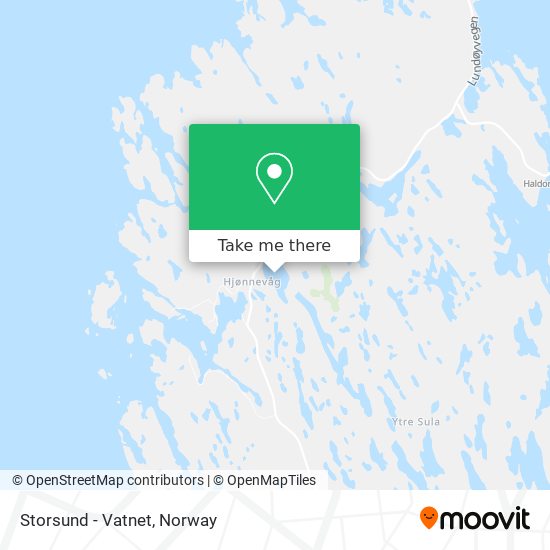 Storsund - Vatnet map