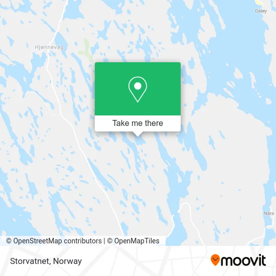 Storvatnet map