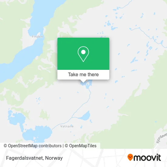 Fagerdalsvatnet map