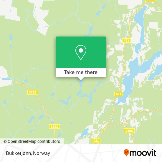 Bukketjønn map