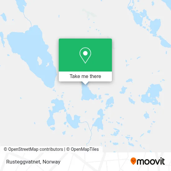 Rusteggvatnet map