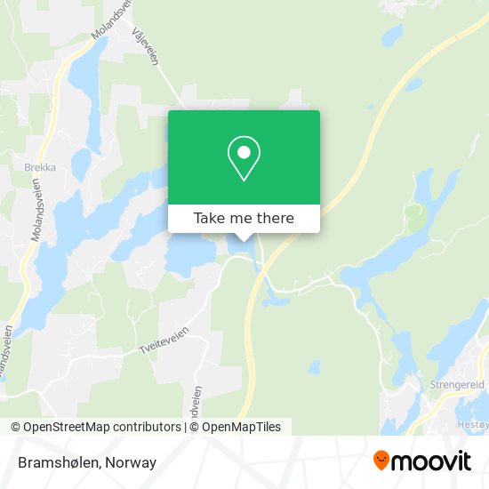 Bramshølen map