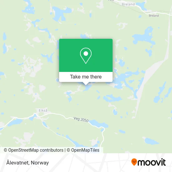 Ålevatnet map