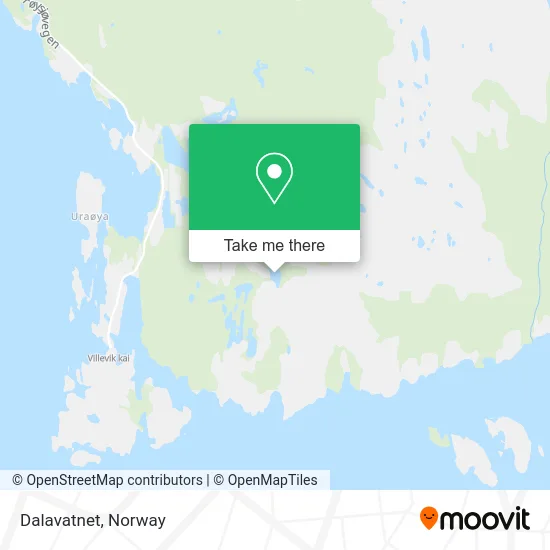 Dalavatnet map