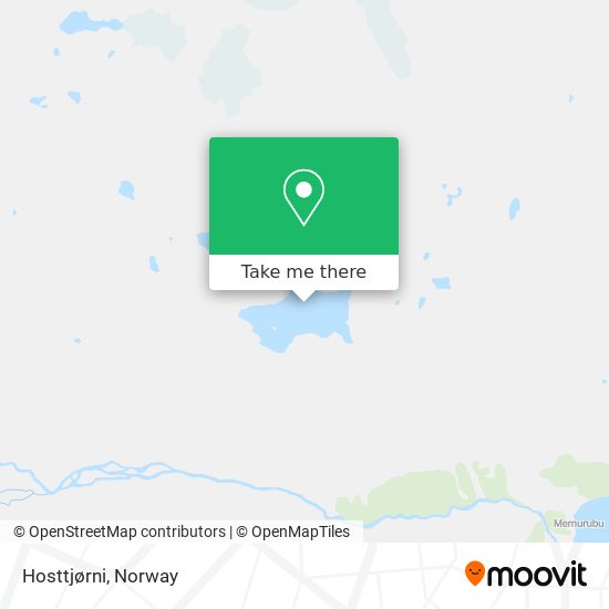 Hosttjørni map