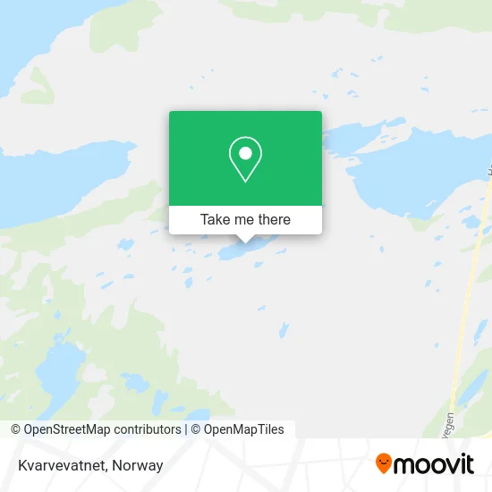 Kvarvevatnet map