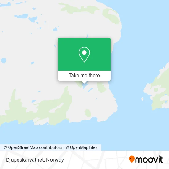 Djupeskarvatnet map