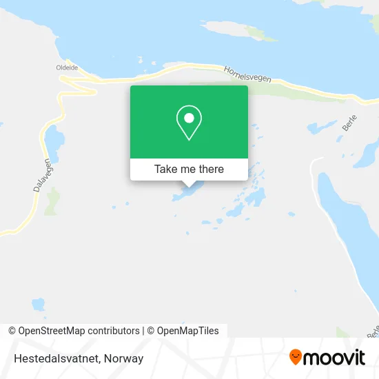 Hestedalsvatnet map