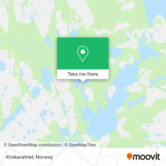 Krokavatnet map