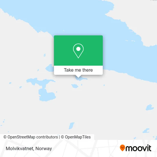 Molvikvatnet map
