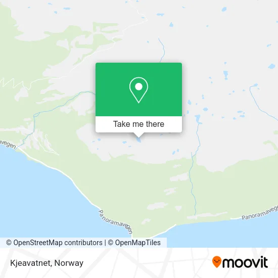 Kjeavatnet map