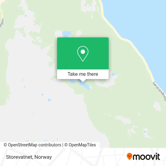 Storevatnet map