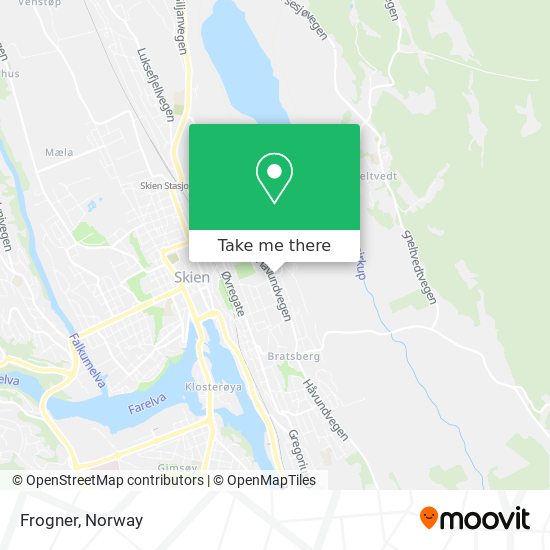 Frogner map