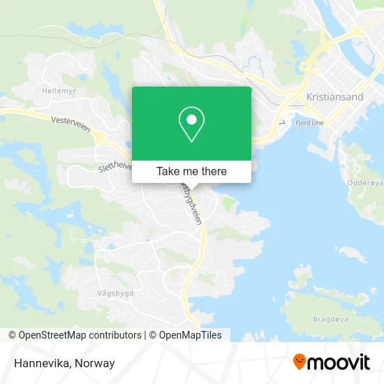 Hannevika map
