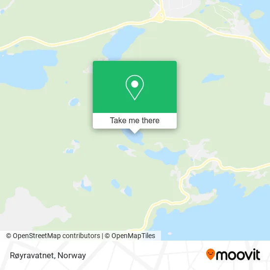 Røyravatnet map