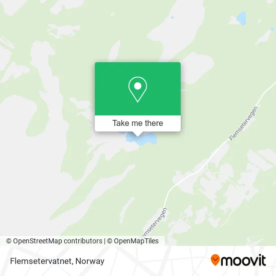 Flemsetervatnet map