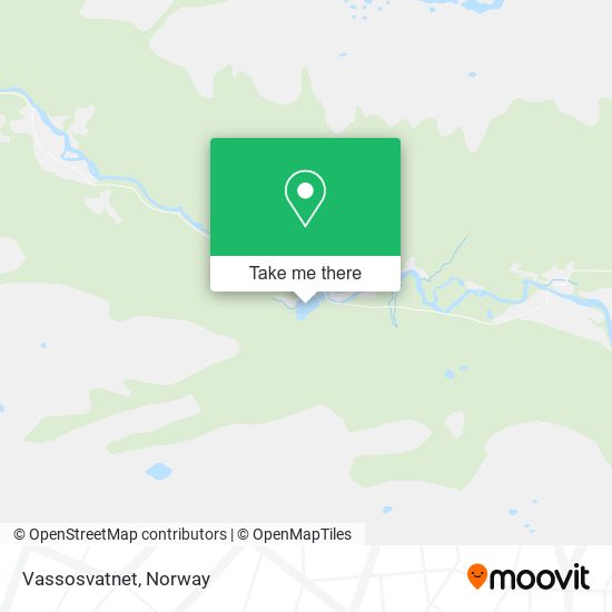 Vassosvatnet map