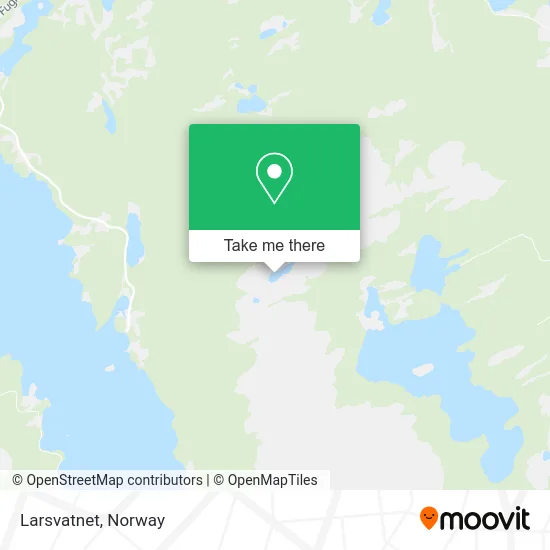 Larsvatnet map