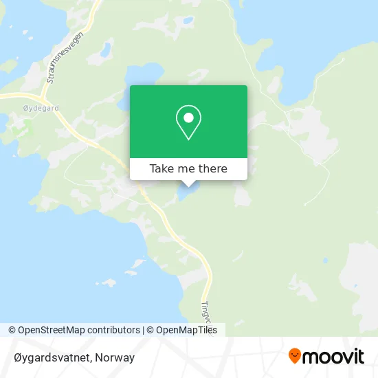 Øygardsvatnet map