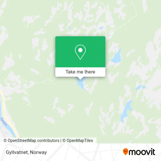 Gyllvatnet map