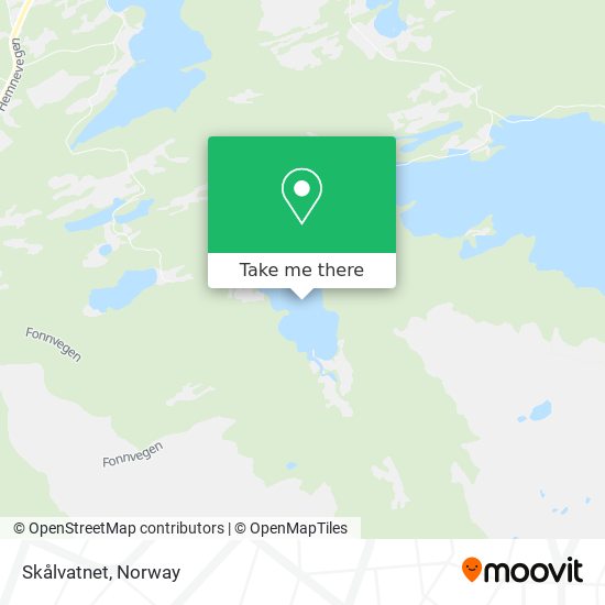 Skålvatnet map