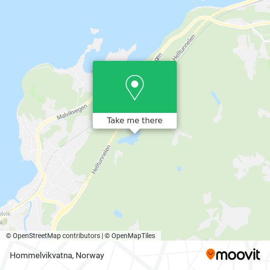 Hommelvikvatna map