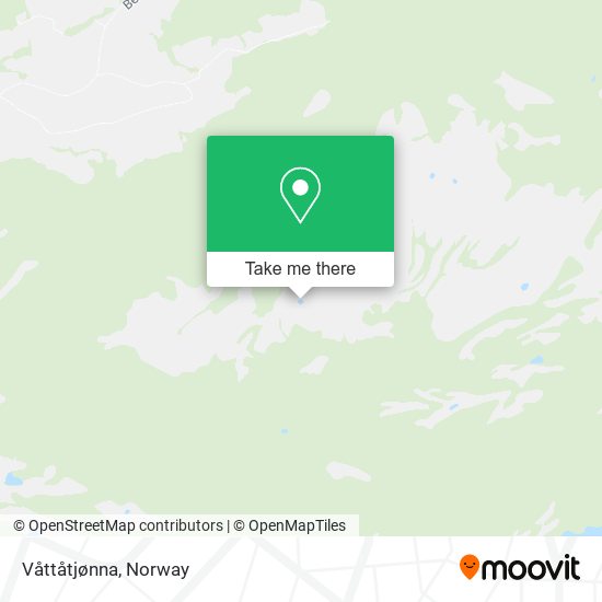 Våttåtjønna map