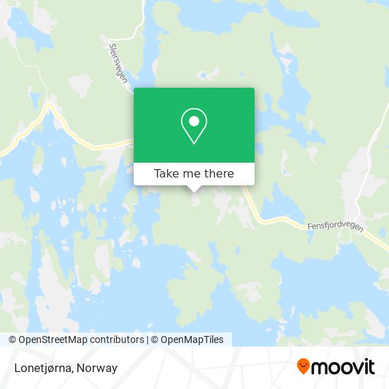 Lonetjørna map