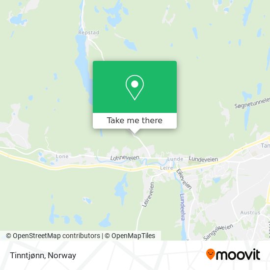 Tinntjønn map