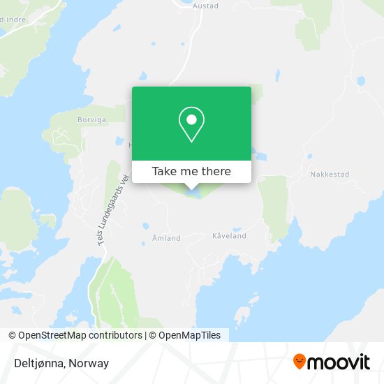 Deltjønna map