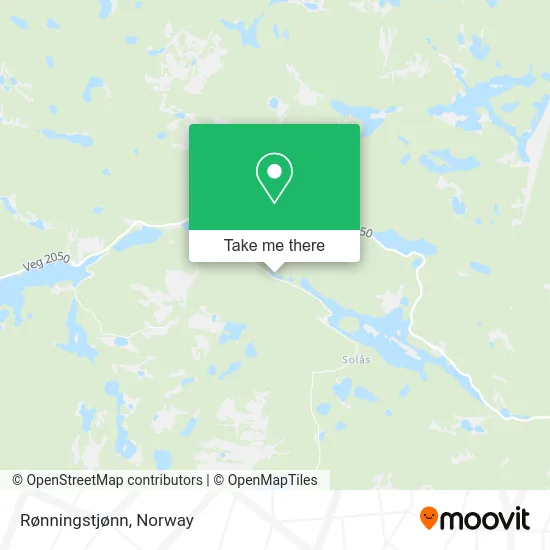 Rønningstjønn map