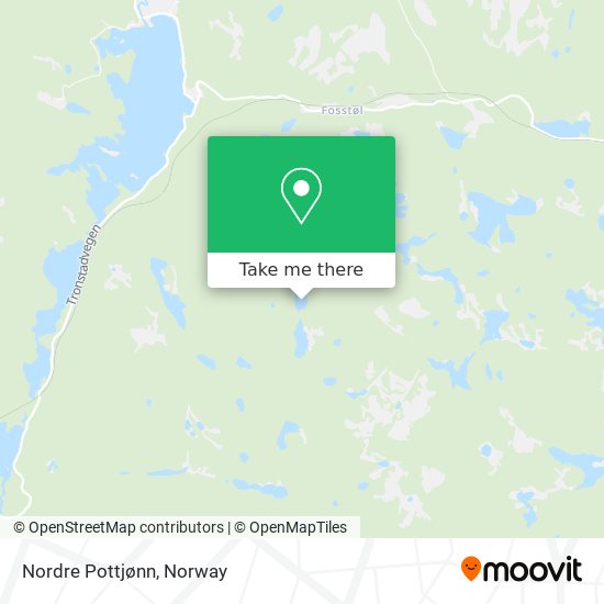 Nordre Pottjønn map