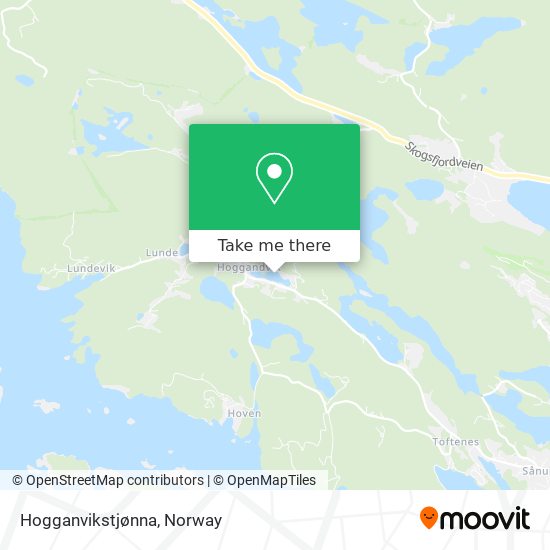 Hogganvikstjønna map