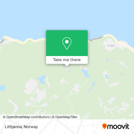 Litltjønna map