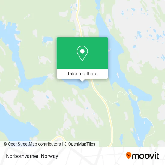 Norbotnvatnet map