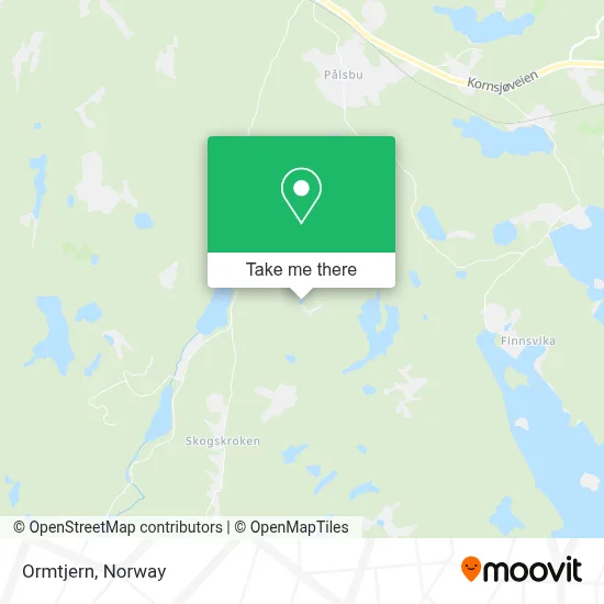 Ormtjern map